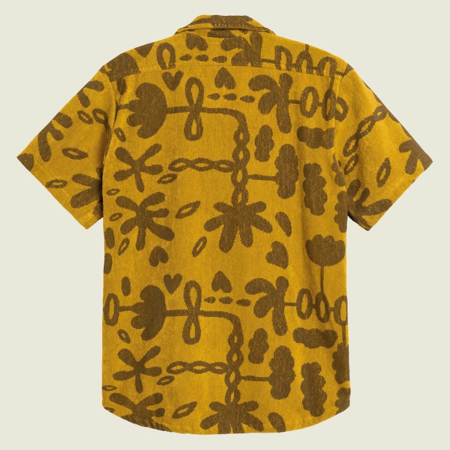 Camicia spugna jacquard Galbanum OAS