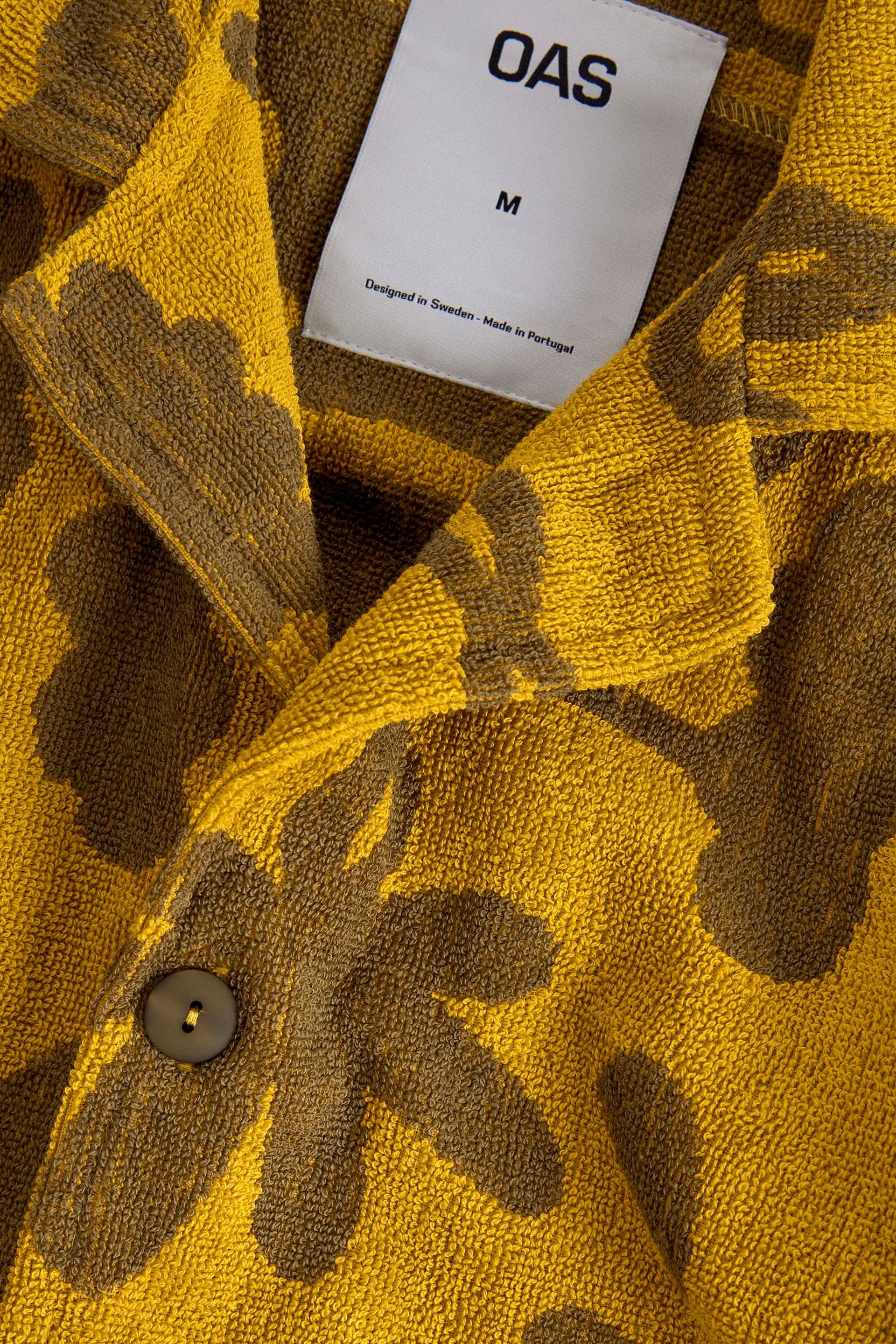 Camicia spugna jacquard Galbanum OAS