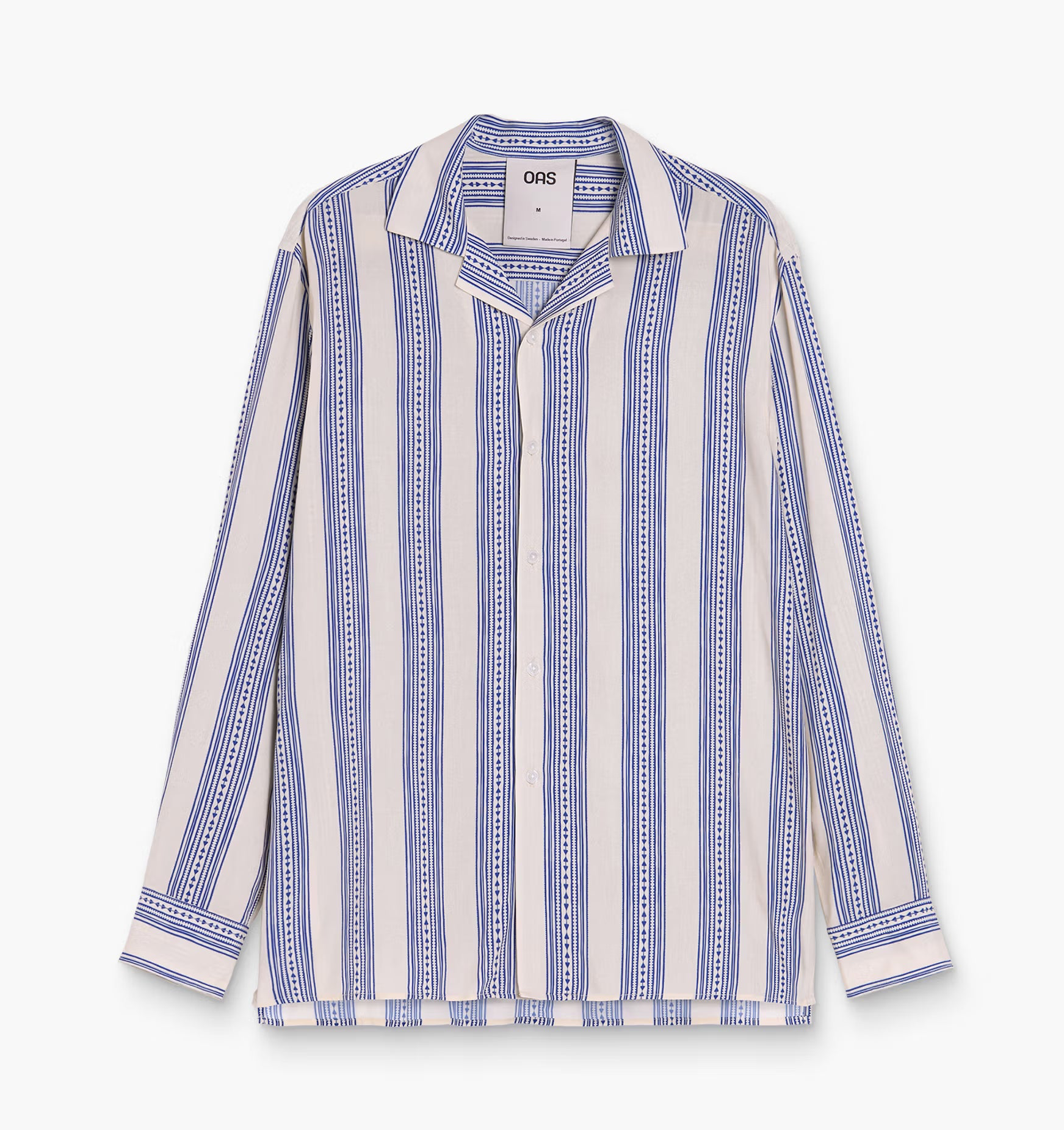 Camicia viscosa Havana manica lunga OAS