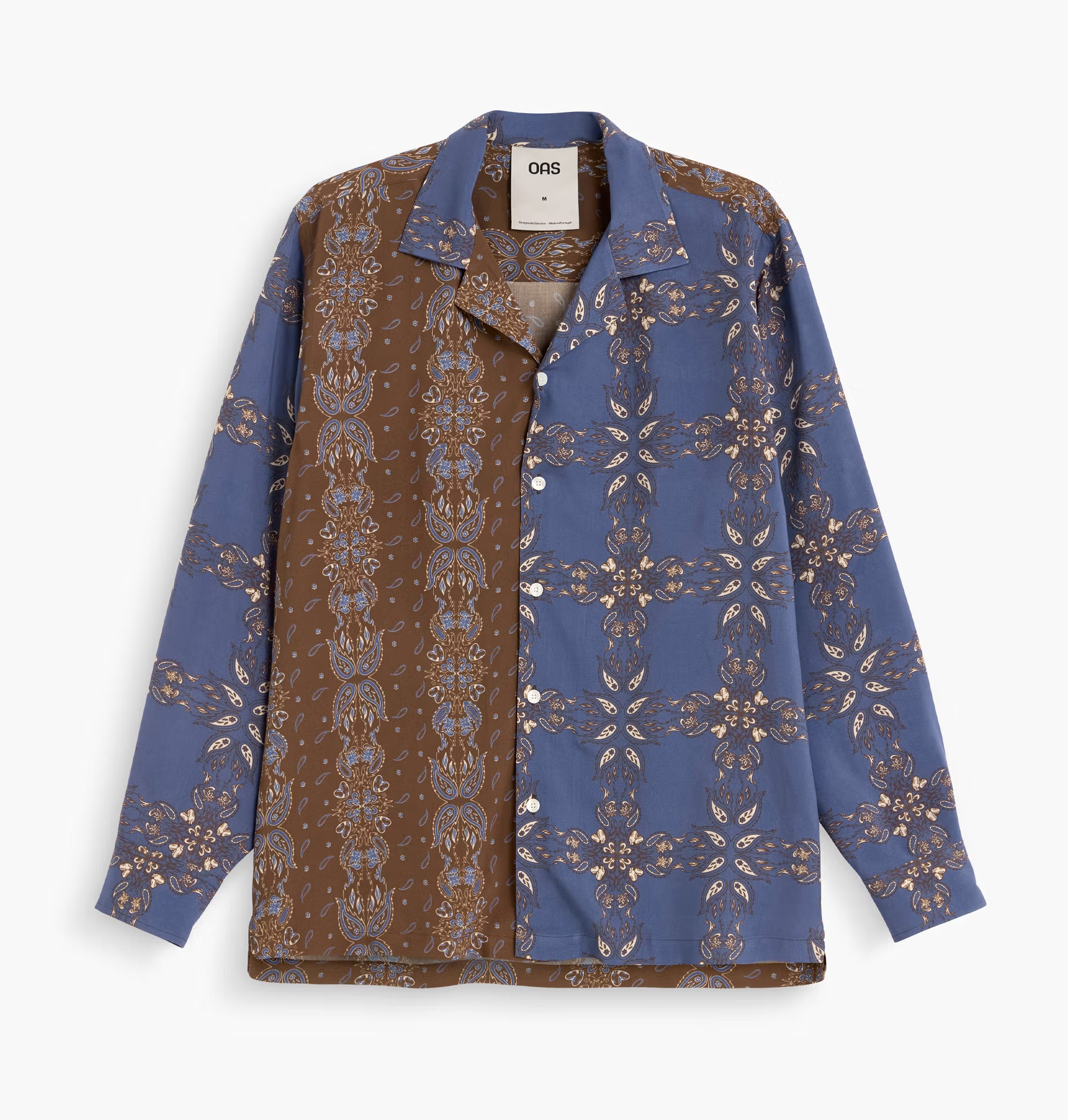 Camicia viscosa Katia brillo manica lunga OAS