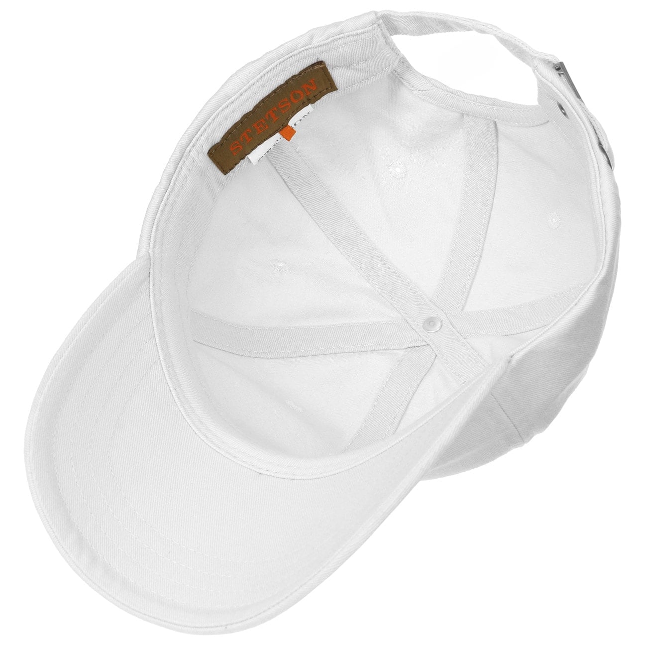 Cappellino da baseball bianco Stetson