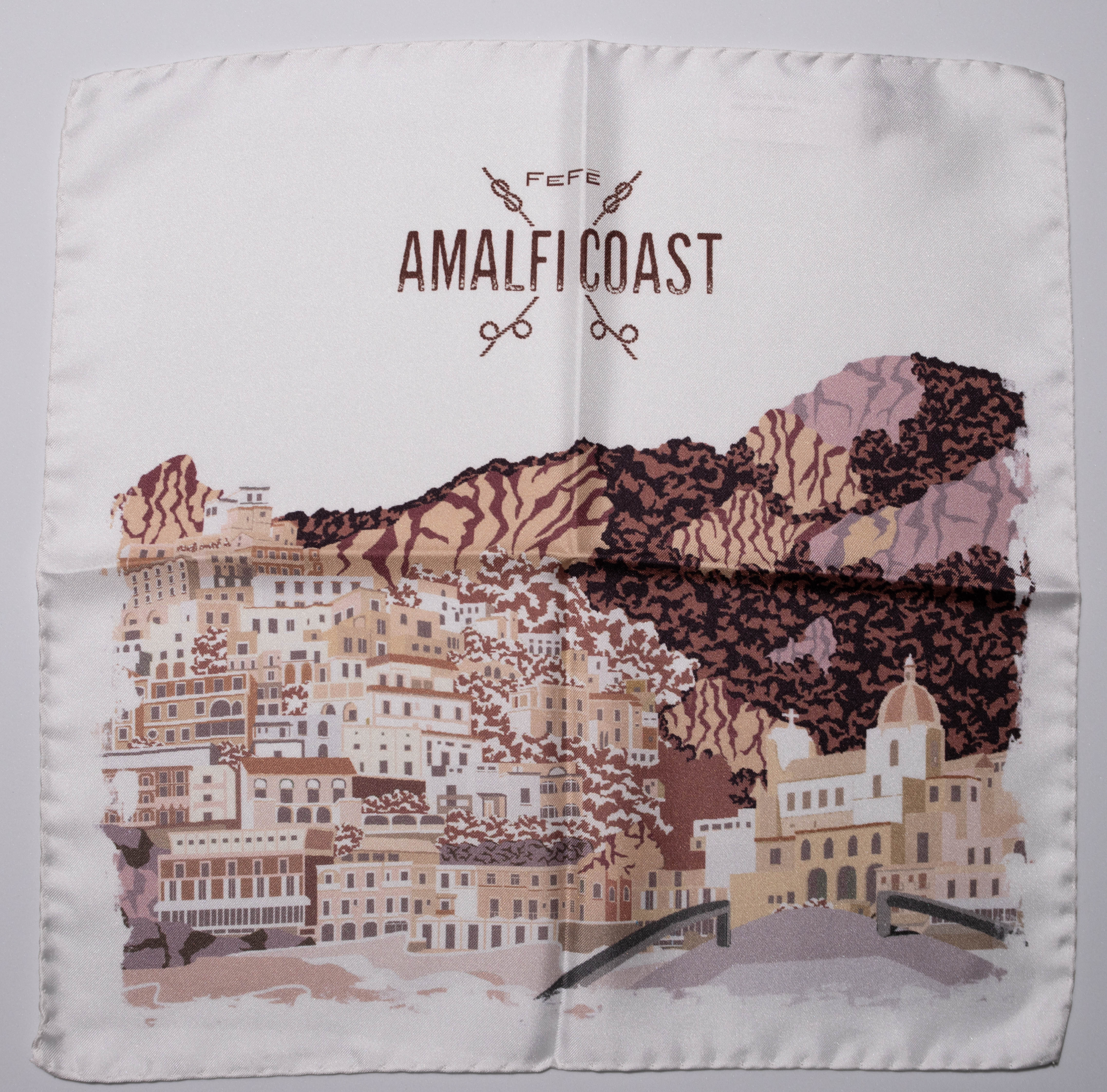 Pocket square seta Amalfi Fefè