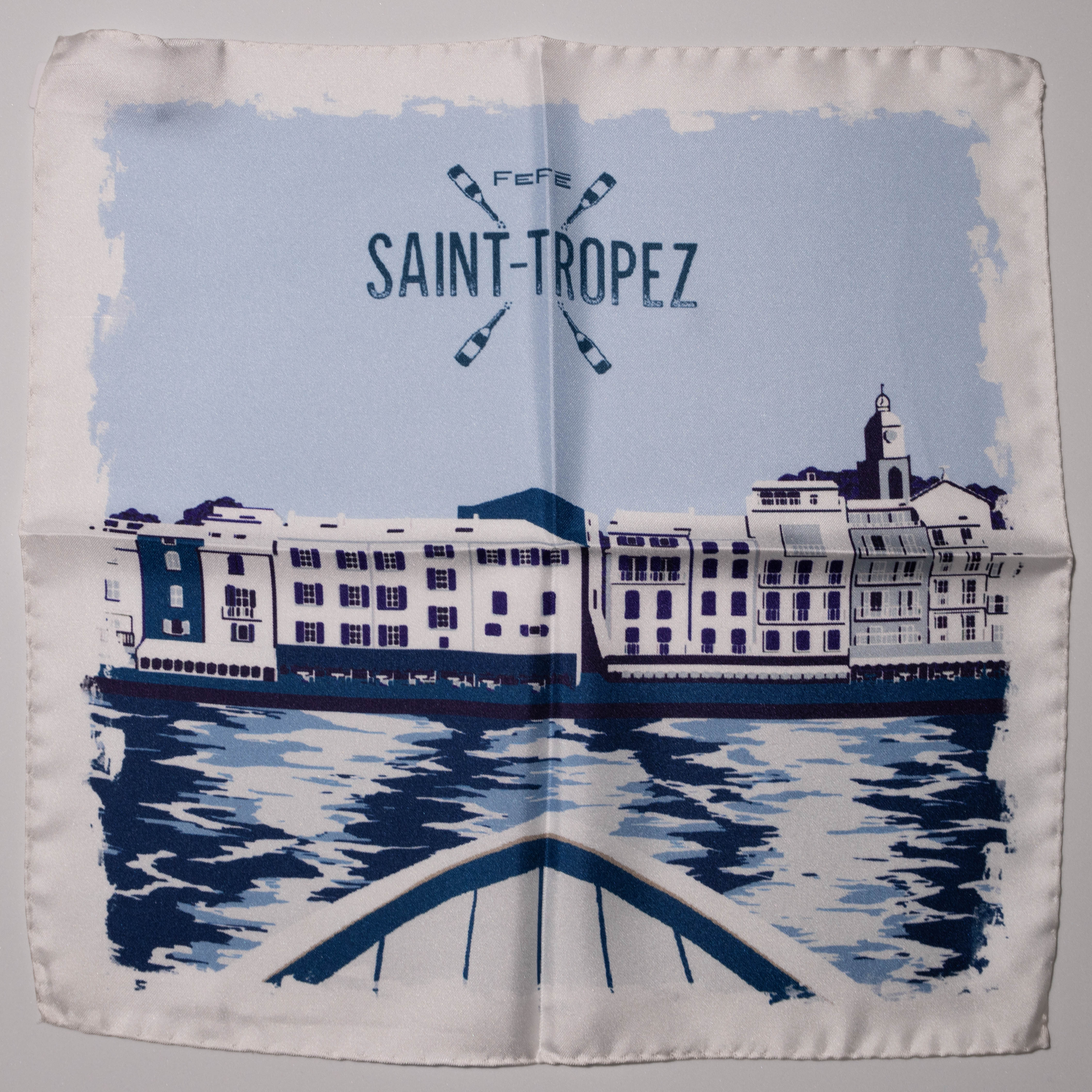 Pocket square seta Saint Tropez Fefè
