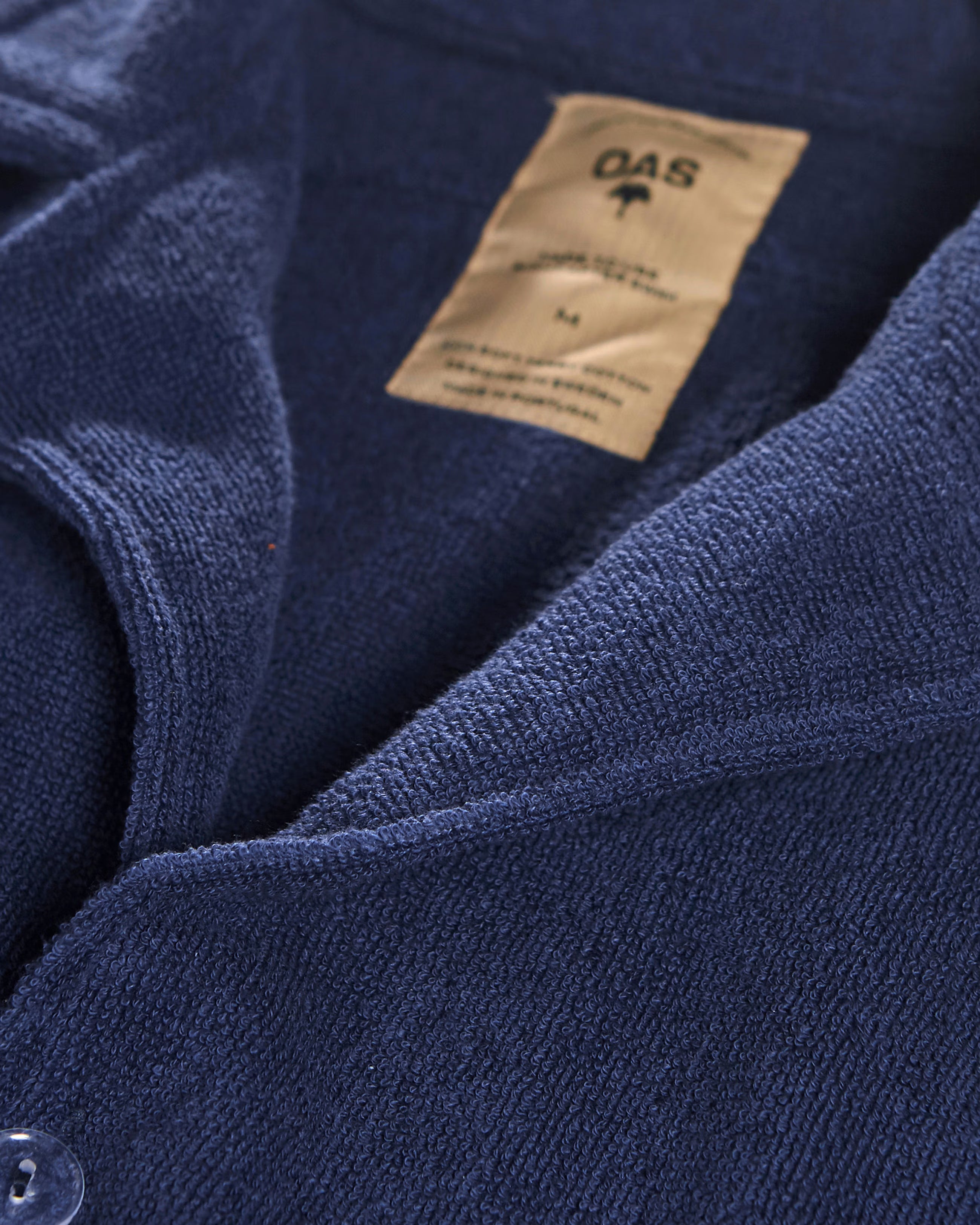 Camicia spugna blu OAS