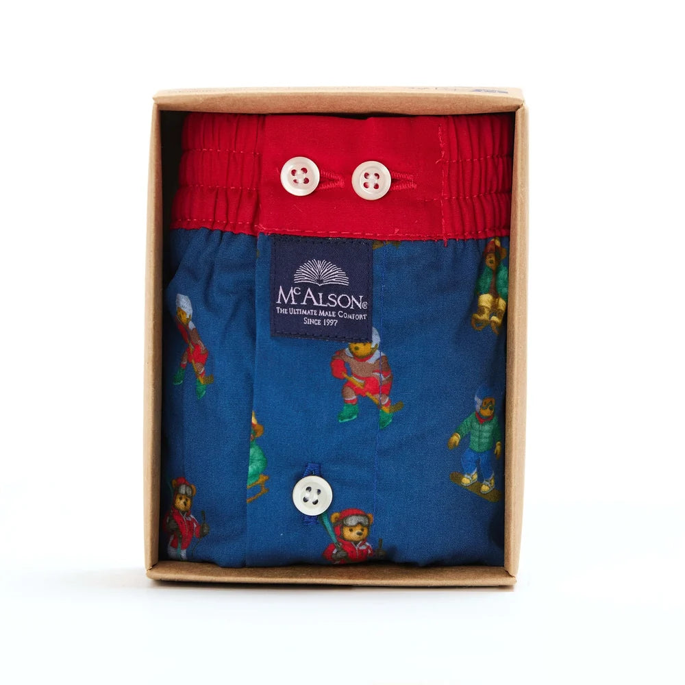 Boxer orso alpino navy McAlson