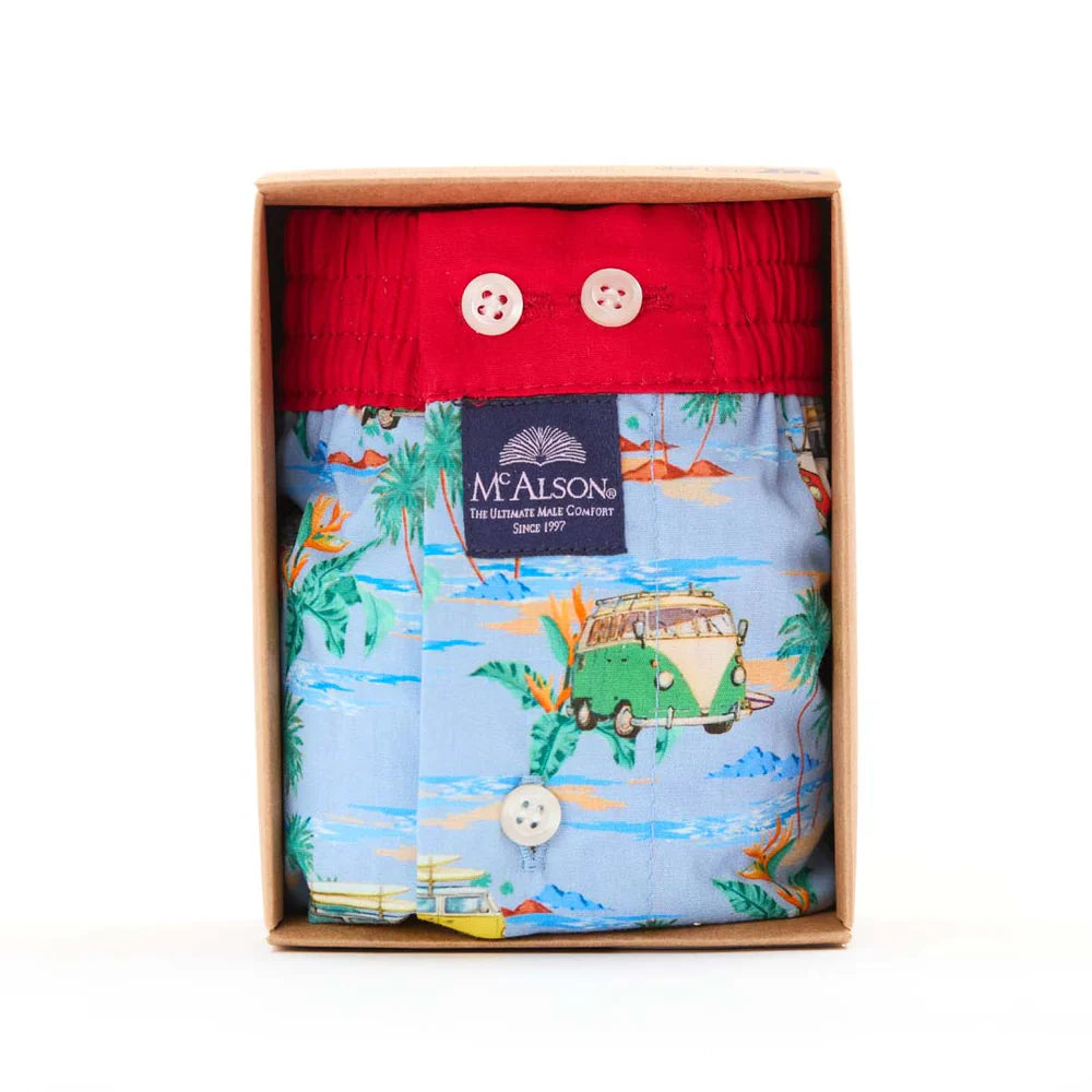 Boxer fantasia camper light blue McAlson