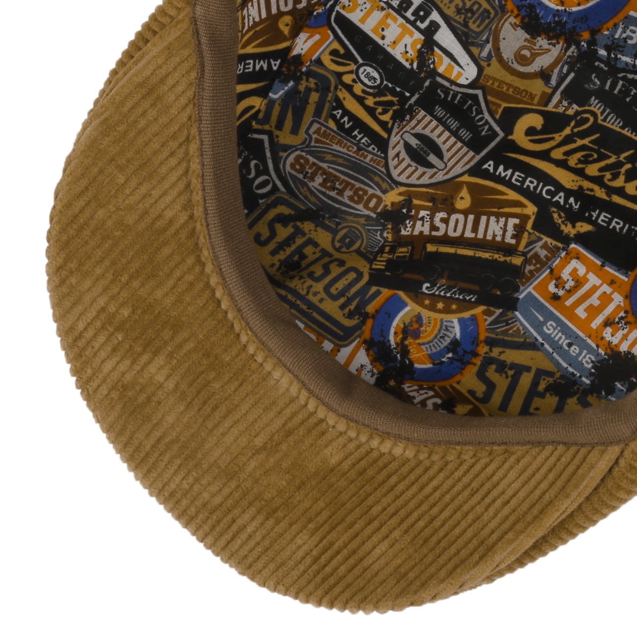 Coppola Otto spicchi corduroy marrone chiaro garage Stetson