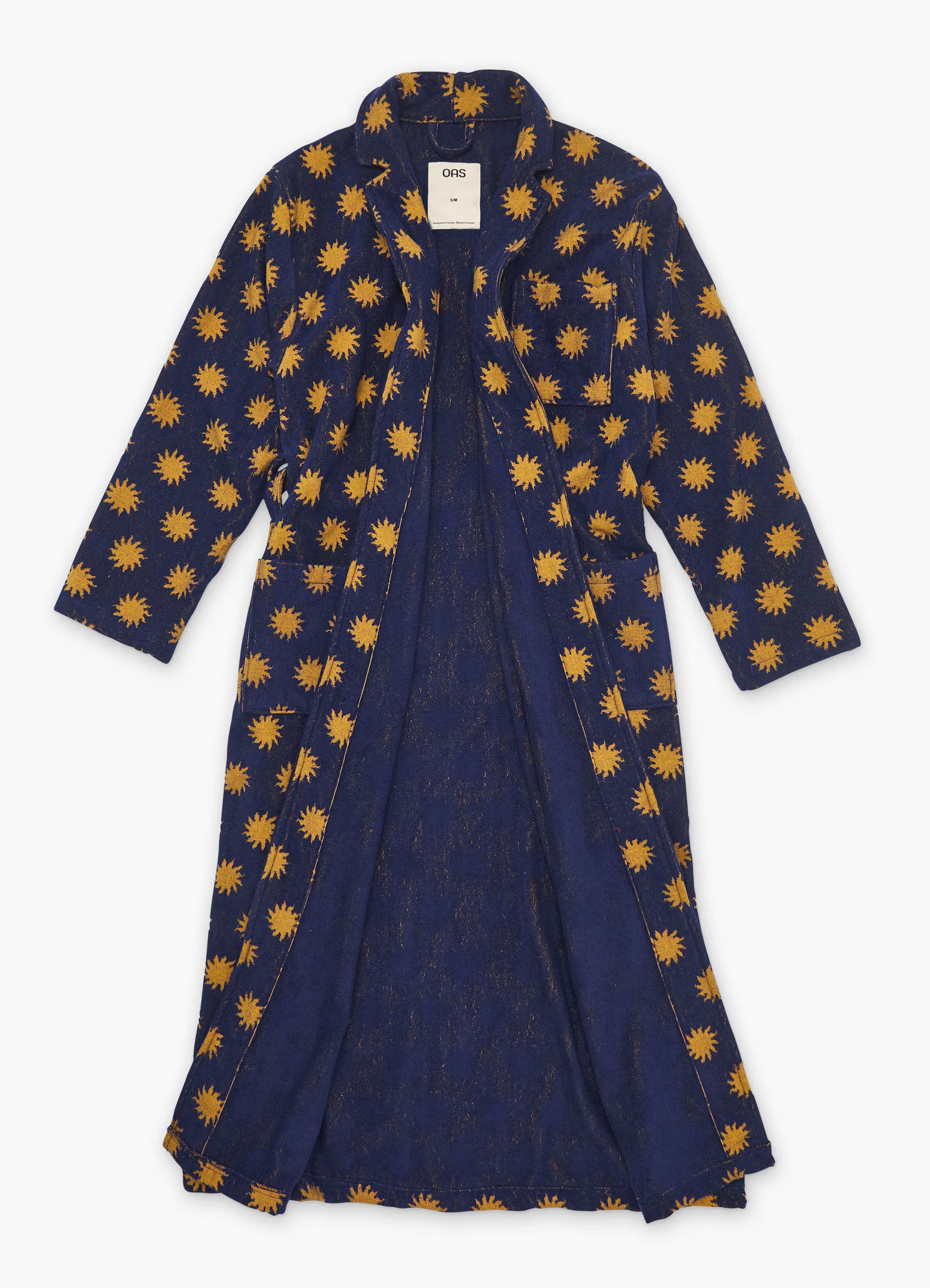 Accappatoio in spugna Sunday blu OAS