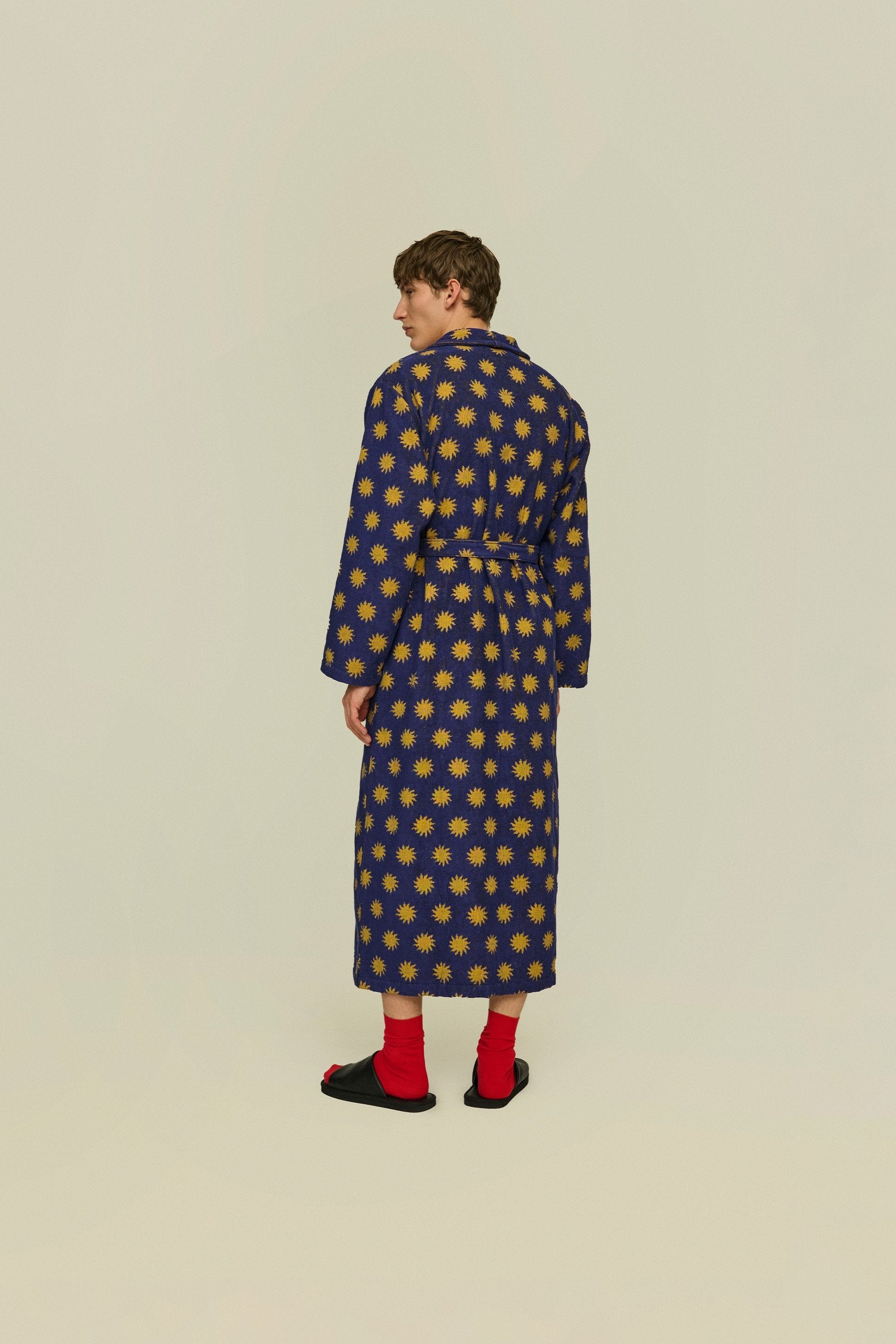 Accappatoio in spugna Sunday blu OAS