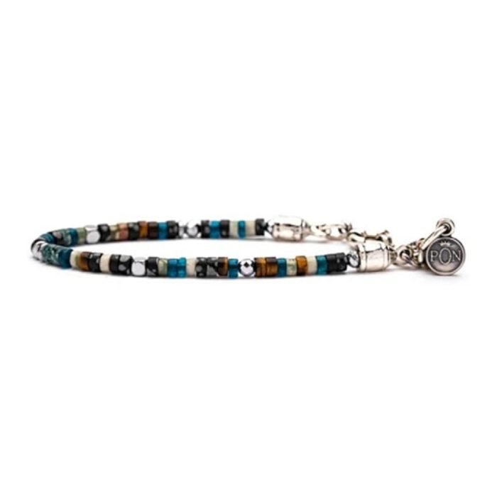 Bracciale Brasil multicolor petrolio PON