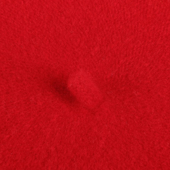 Basco lana cashmere rosso Barascon