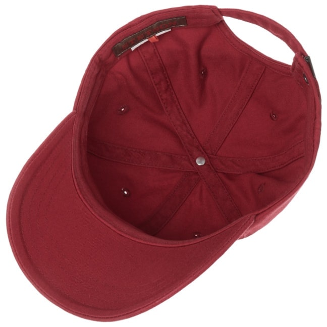 Cappellino da baseball rosso bordeaux Stetson