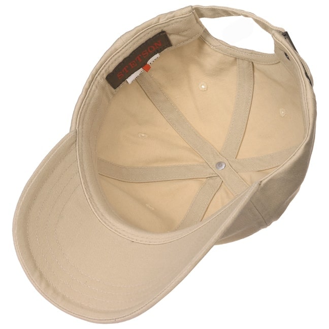 Cappellino da baseball beige scuro Stetson