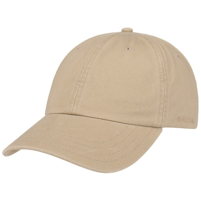 Cappellino da baseball beige scuro Stetson