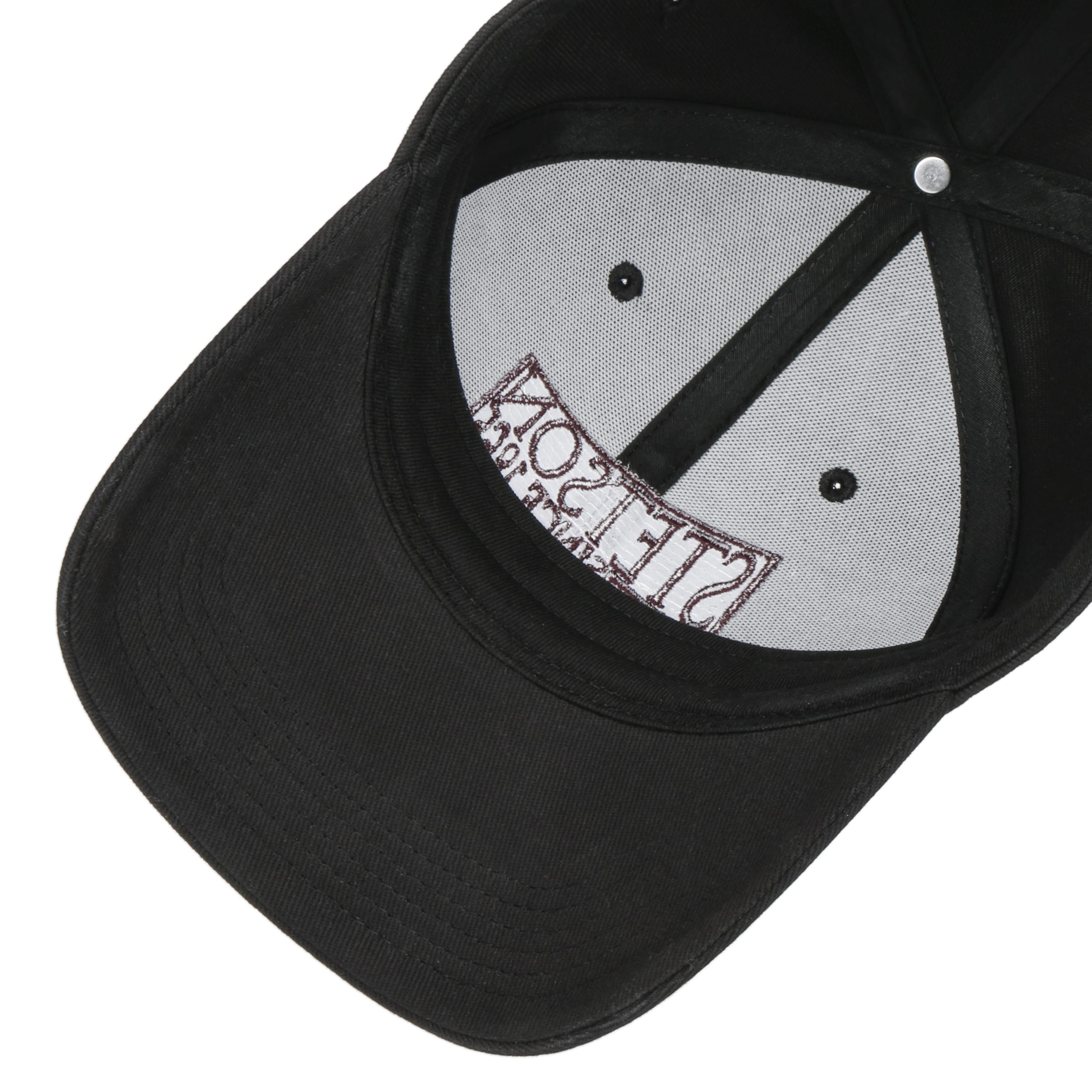 Cappellino baseball brushed twill 1865 nero Stetson