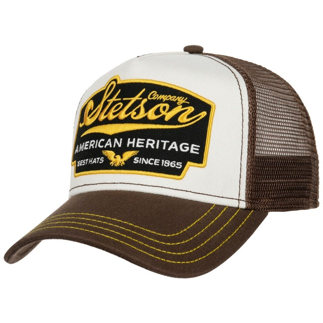 Cappellino Trucker American Heritage moro Stetson