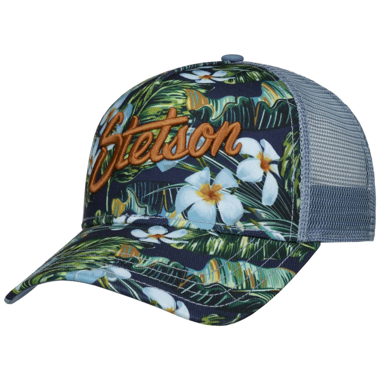 Cappellino Trucker Hawaii flower Stetson