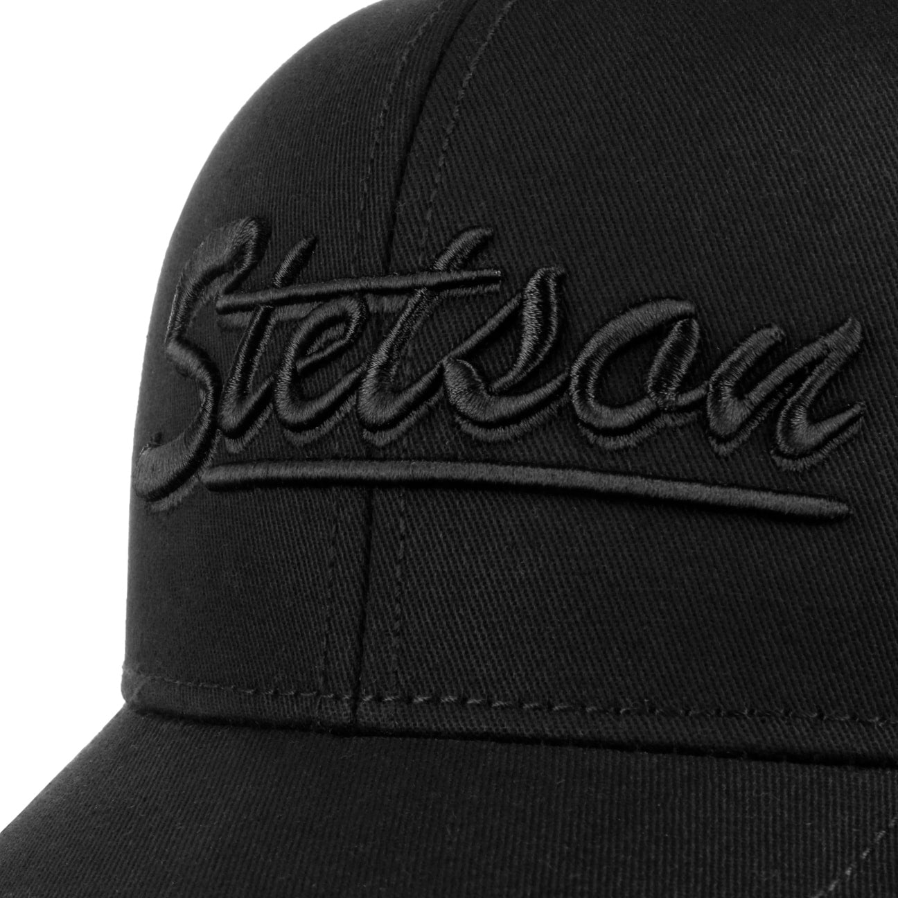 Cappellino Trucker monocromo nero Stetson
