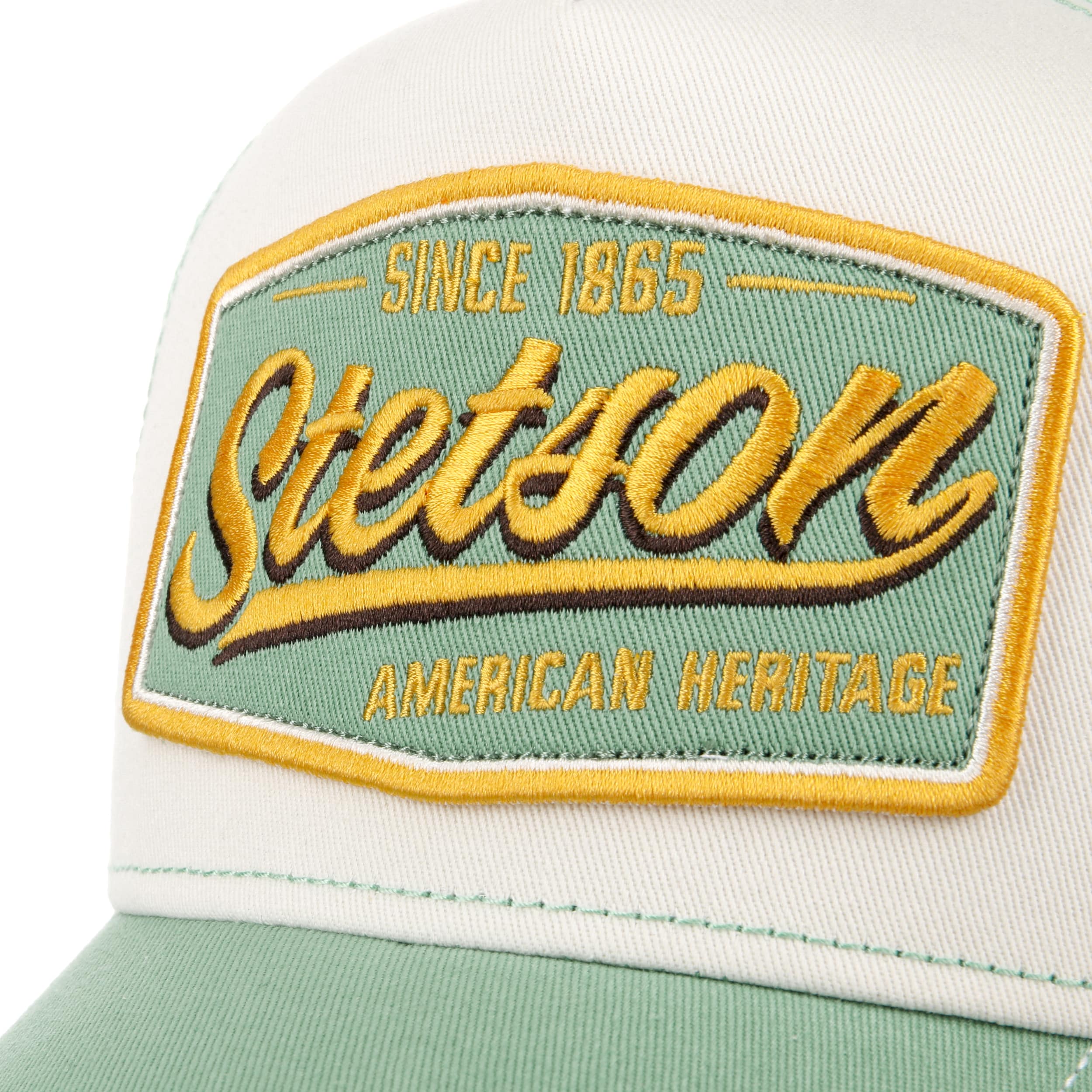 Cappellino Trucker Vintage verde Stetson