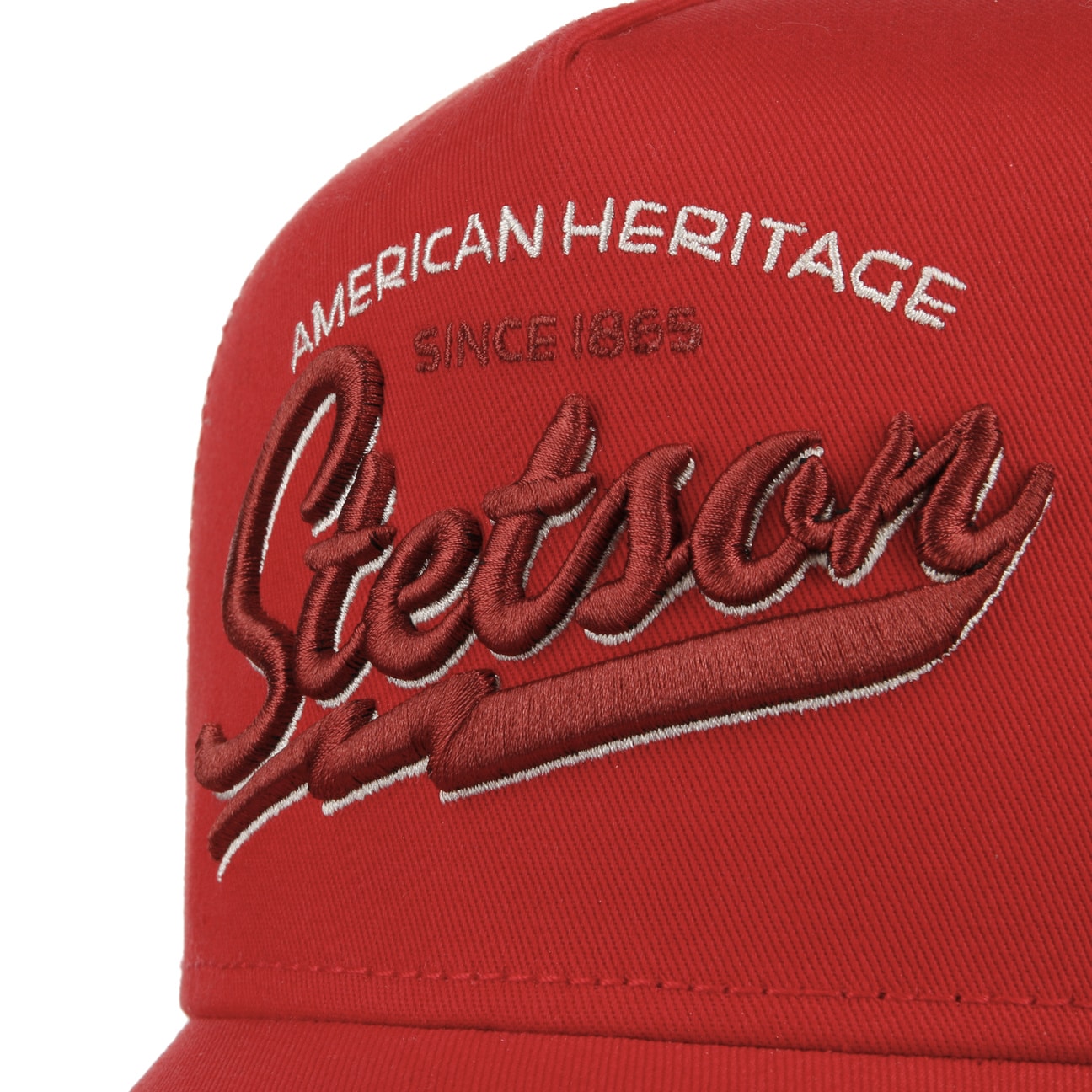 Cappellino Trucker since 1865 rosso Stetson
