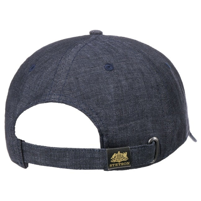 Cappellino baseball lino blu Stetson
