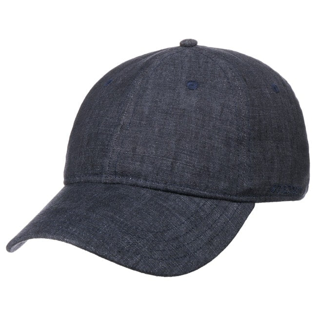 Cappellino baseball lino blu Stetson