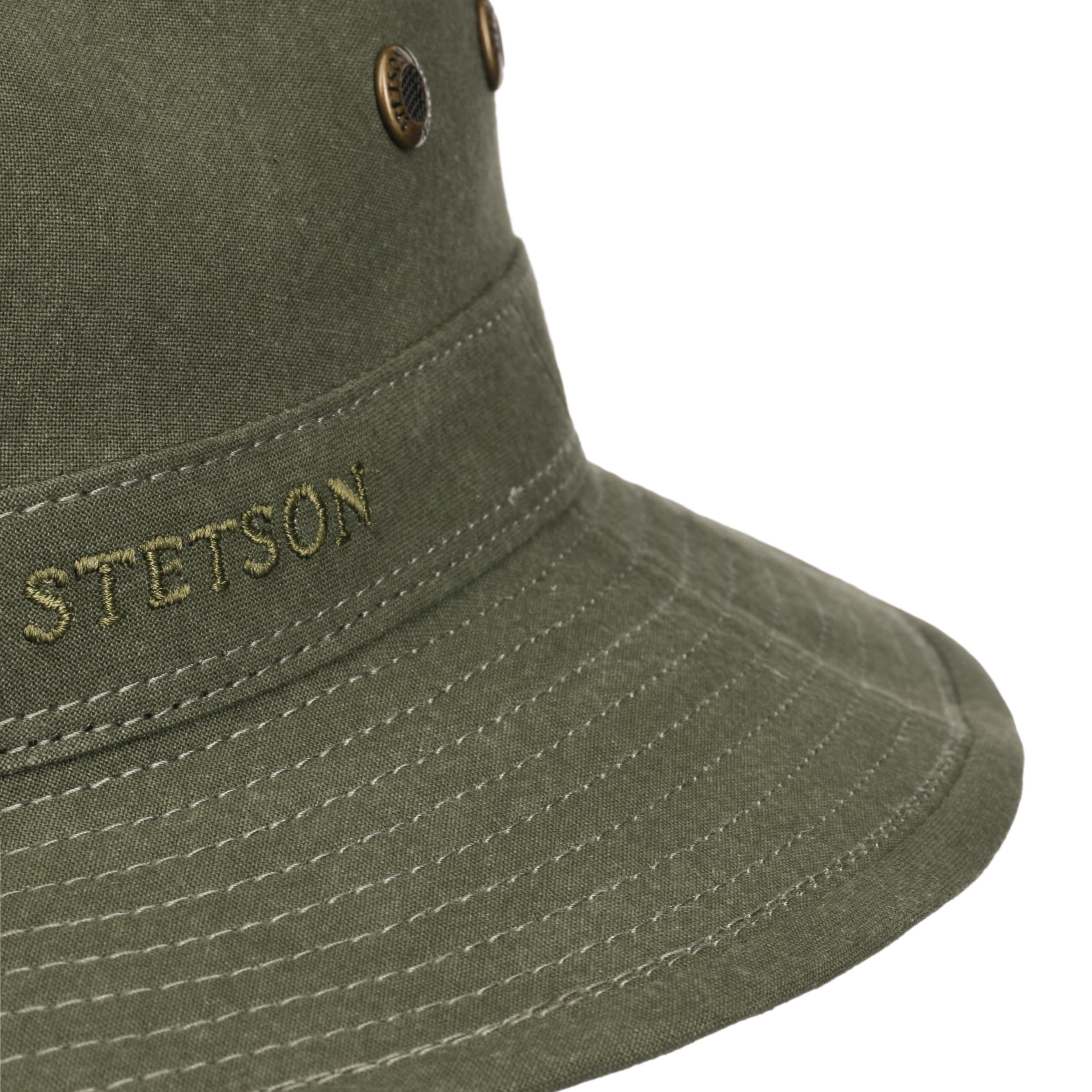 Cappello traveller cotone organico verde Stetson
