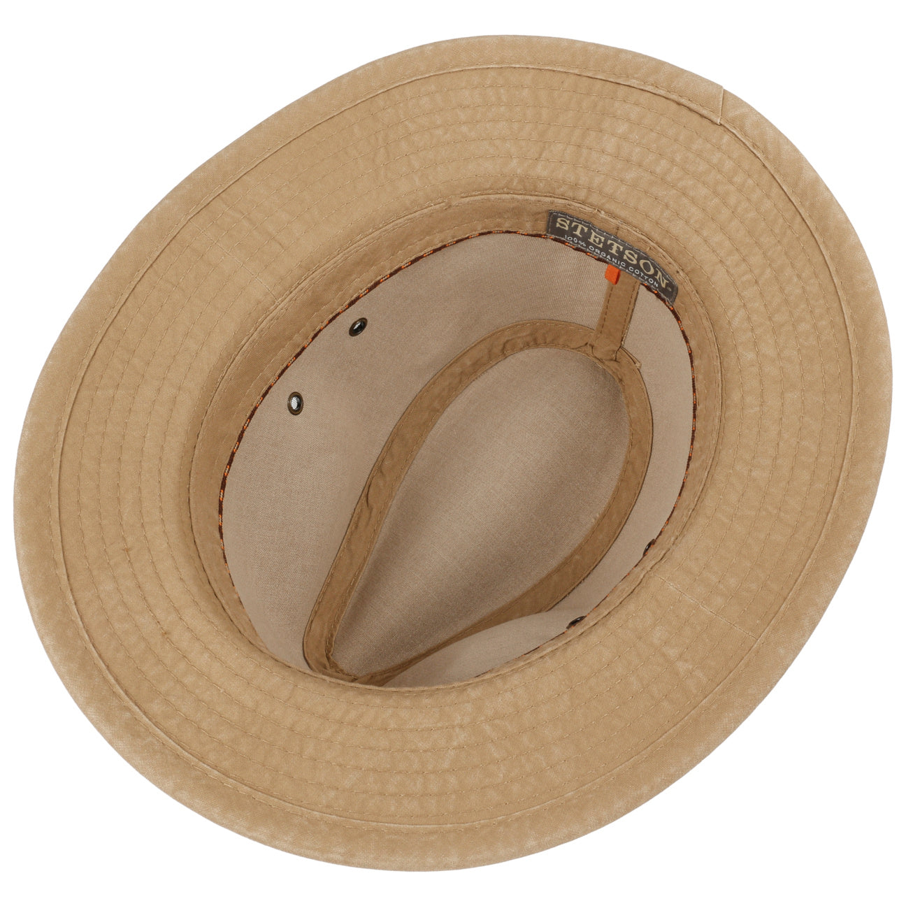 Cappello traveller cotone organico beige Stetson