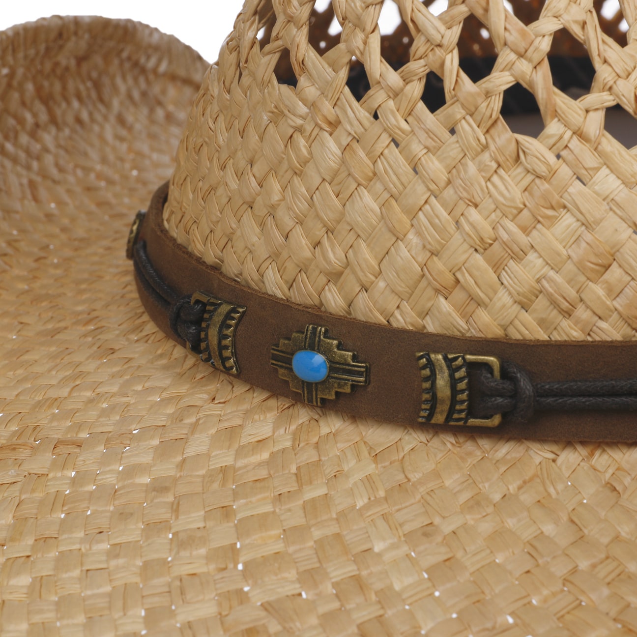 Cappello western Rifterson rafia Stetson