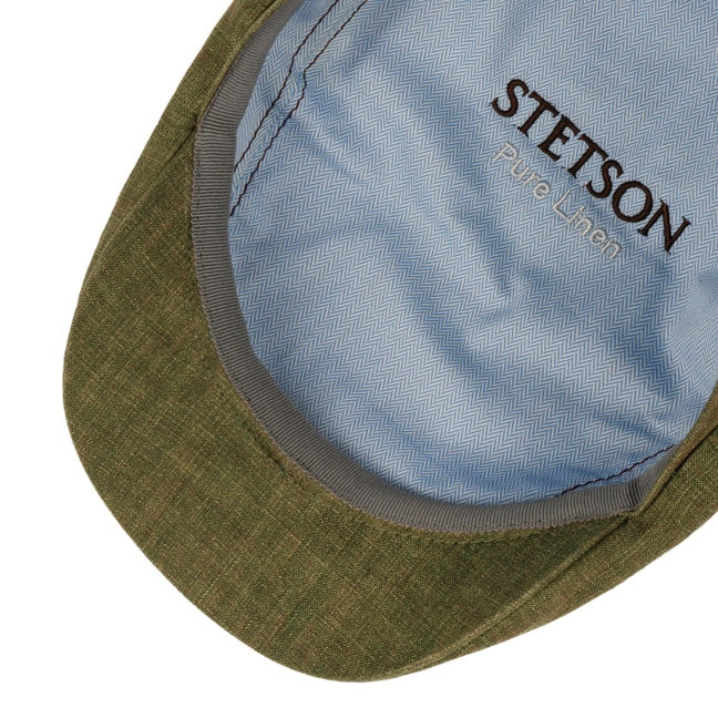 Coppola Bricksford flat 8 Panel lino verde oliva Stetson