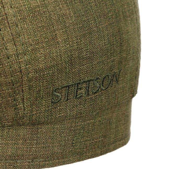 Coppola Bricksford flat 8 Panel lino verde oliva Stetson