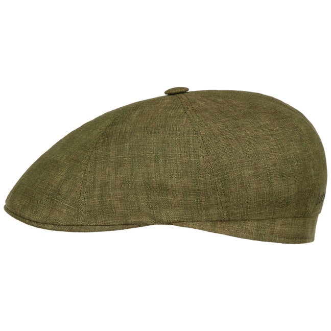 Coppola Bricksford flat 8 Panel lino verde oliva Stetson