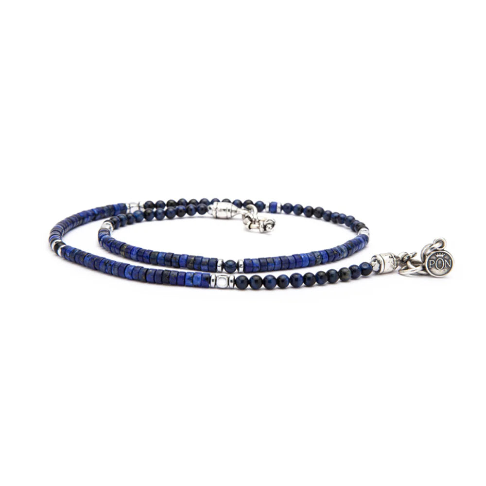 Collana cubetti sfere dischetti lapis PON