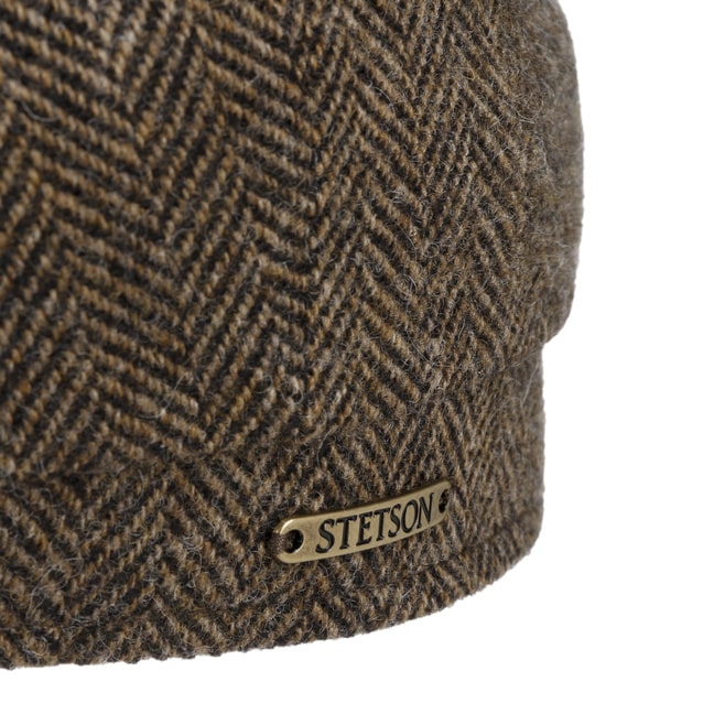 Coppola Hatteras lana herringbone marrone nero Stetson