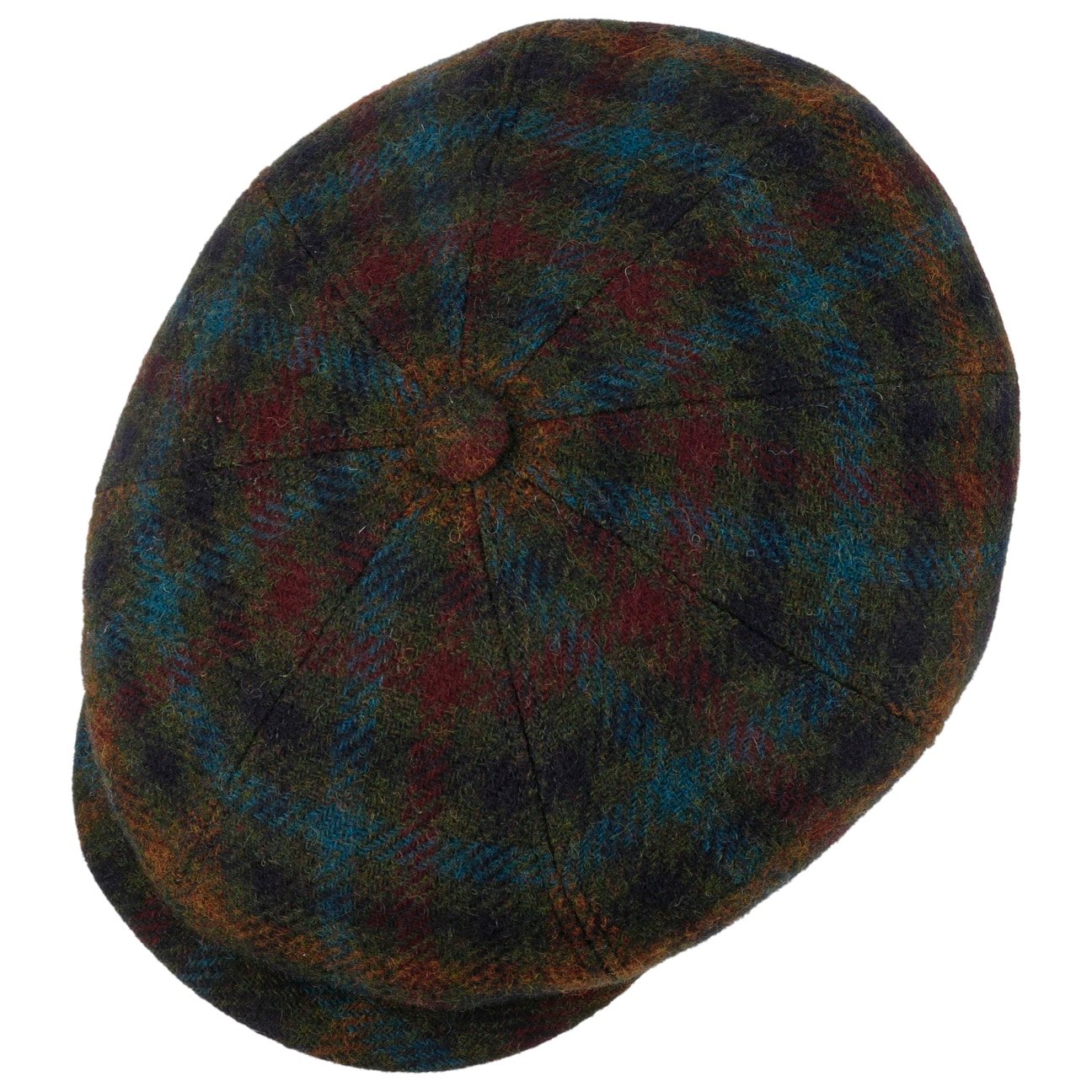 Coppola Hatteras Haworth wool check Stetson