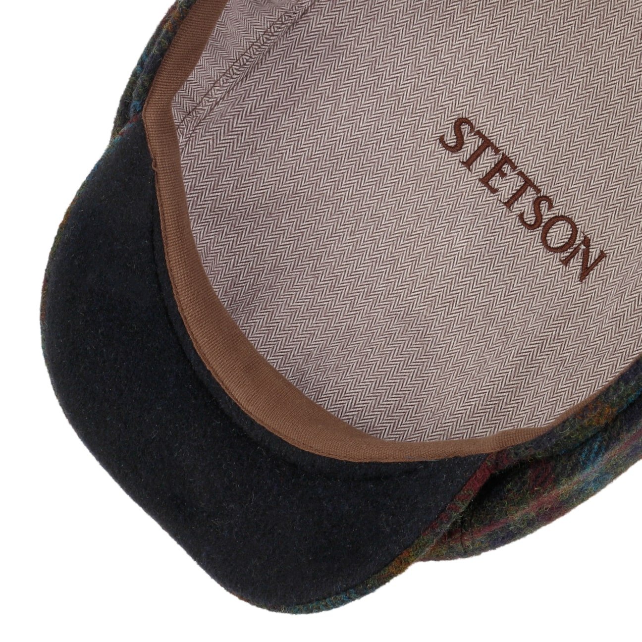 Coppola Hatteras Haworth wool check Stetson