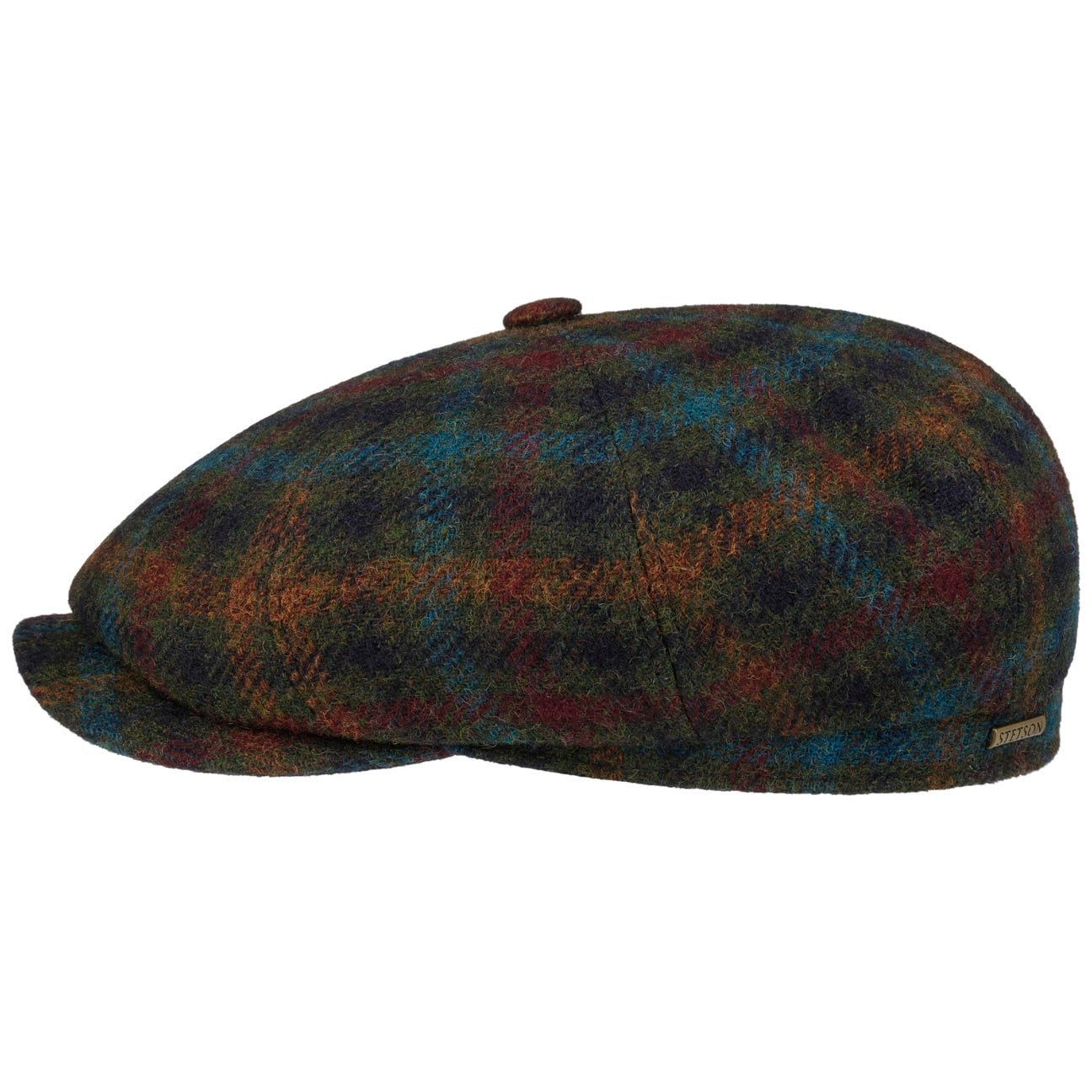 Coppola Hatteras Haworth wool check Stetson