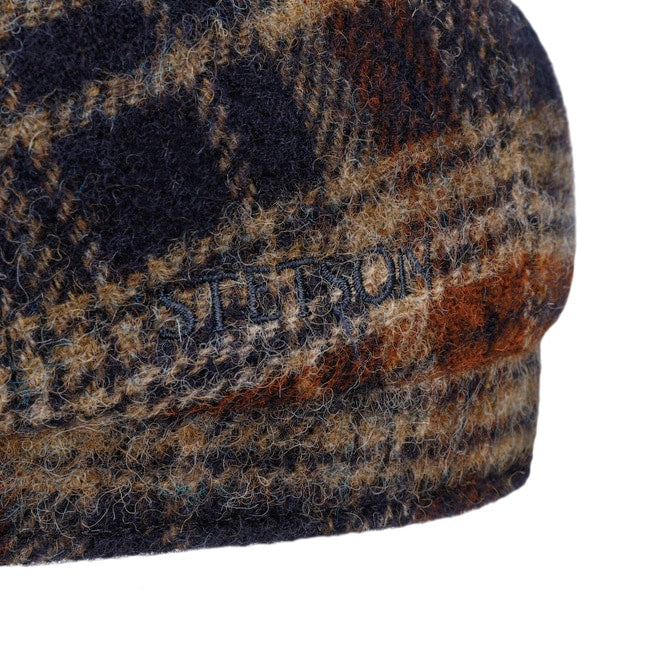 Coppola Hatteras Shetland plaid blu moro Stetson