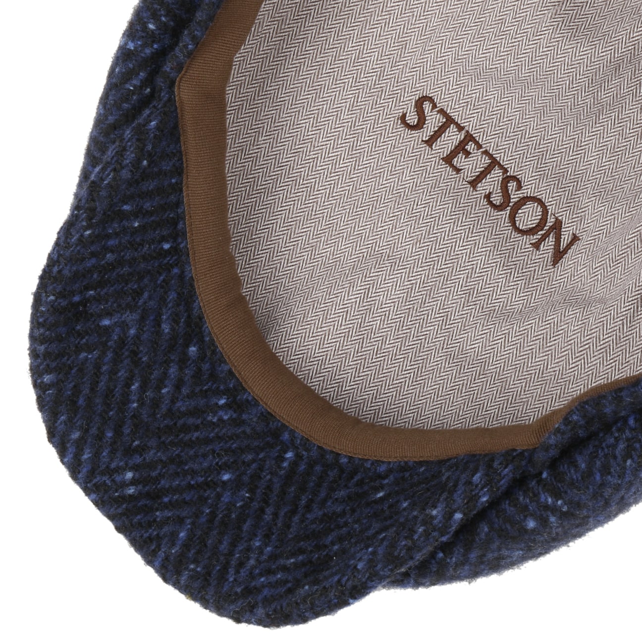 Coppola Hatteras herringbone blu Stetson