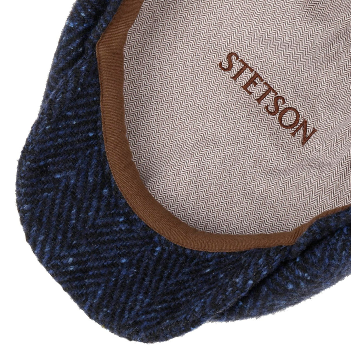 Coppola Hatteras herringbone nero blu Stetson