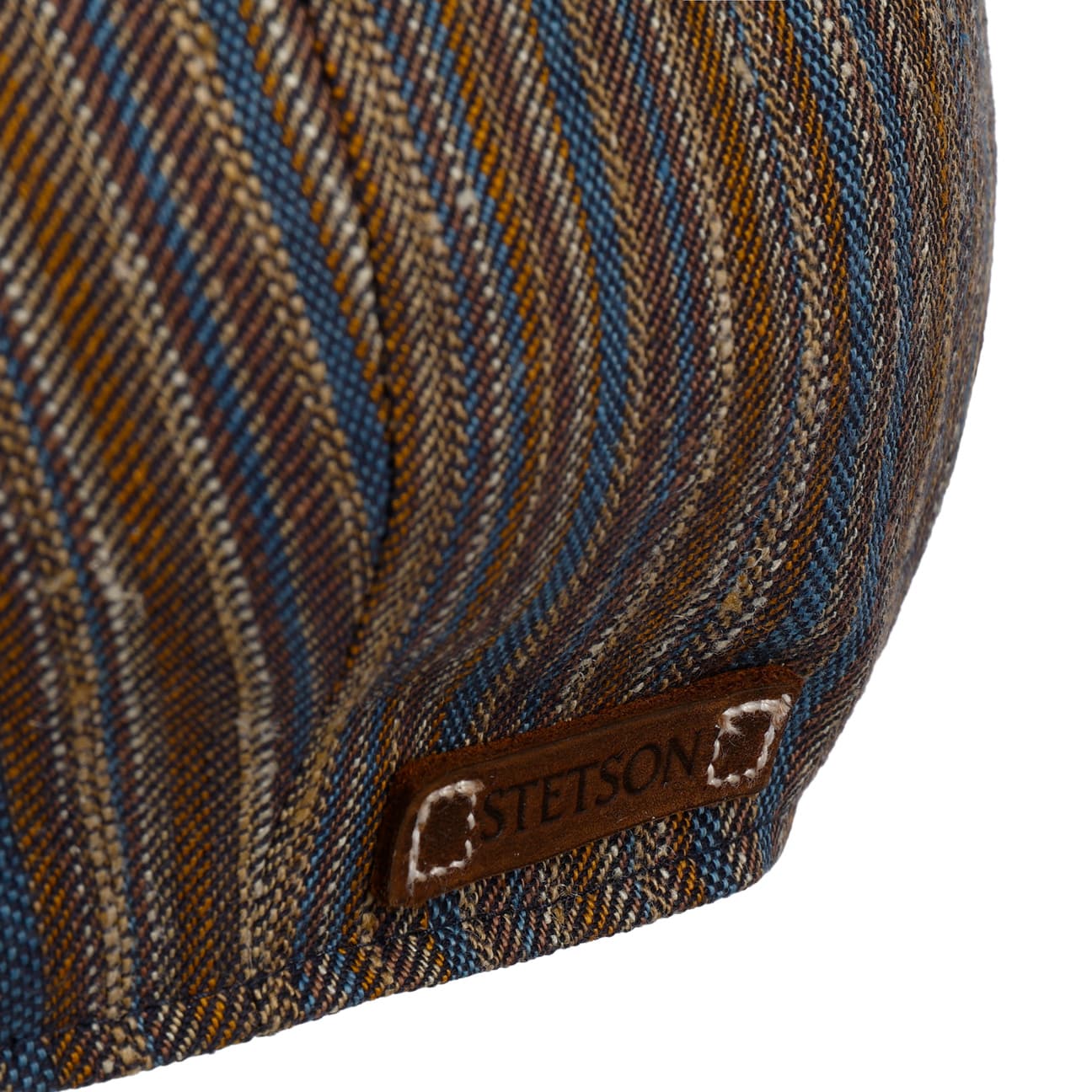 Coppola 8 panel barista rigata lino Stetson