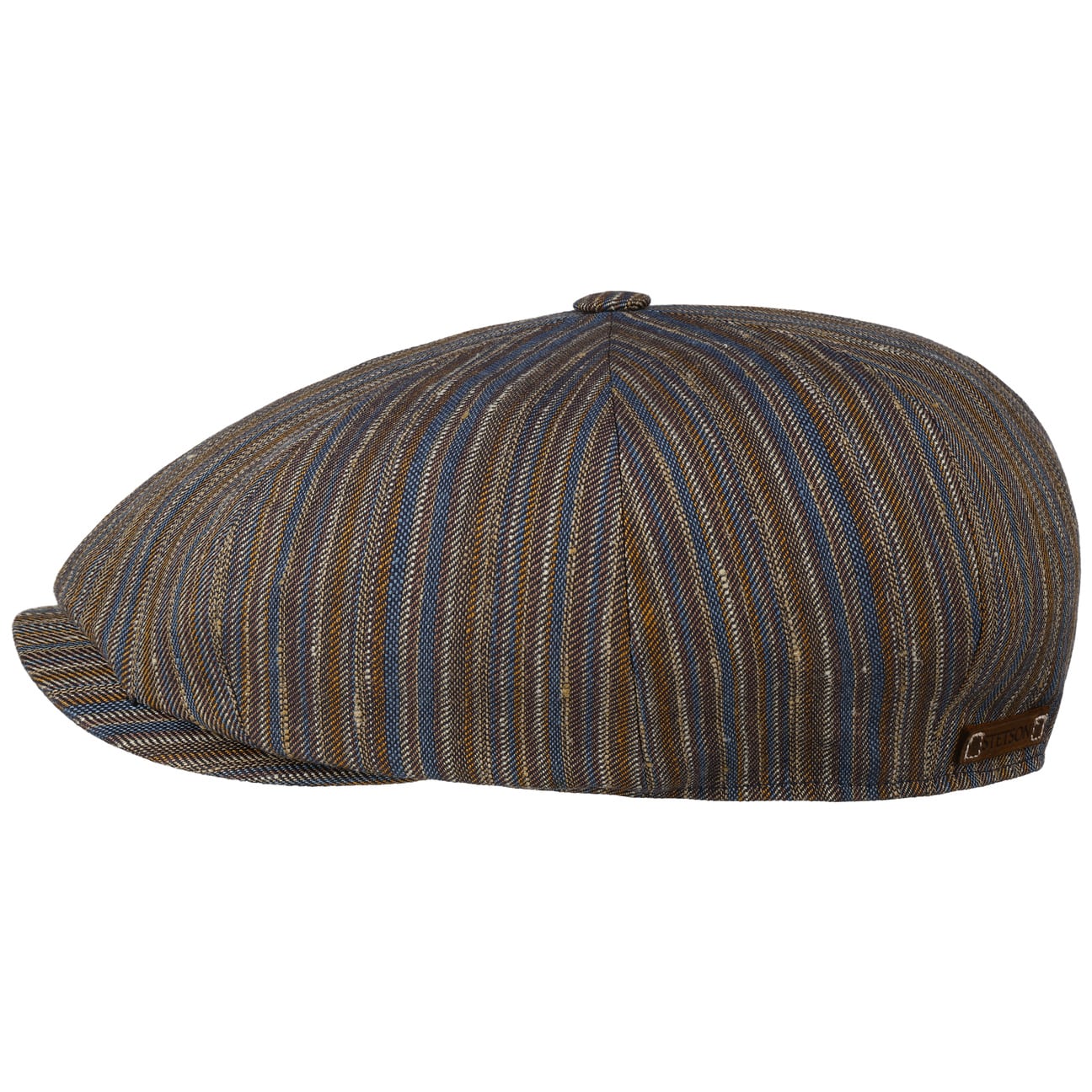 Coppola 8 panel barista rigata lino Stetson