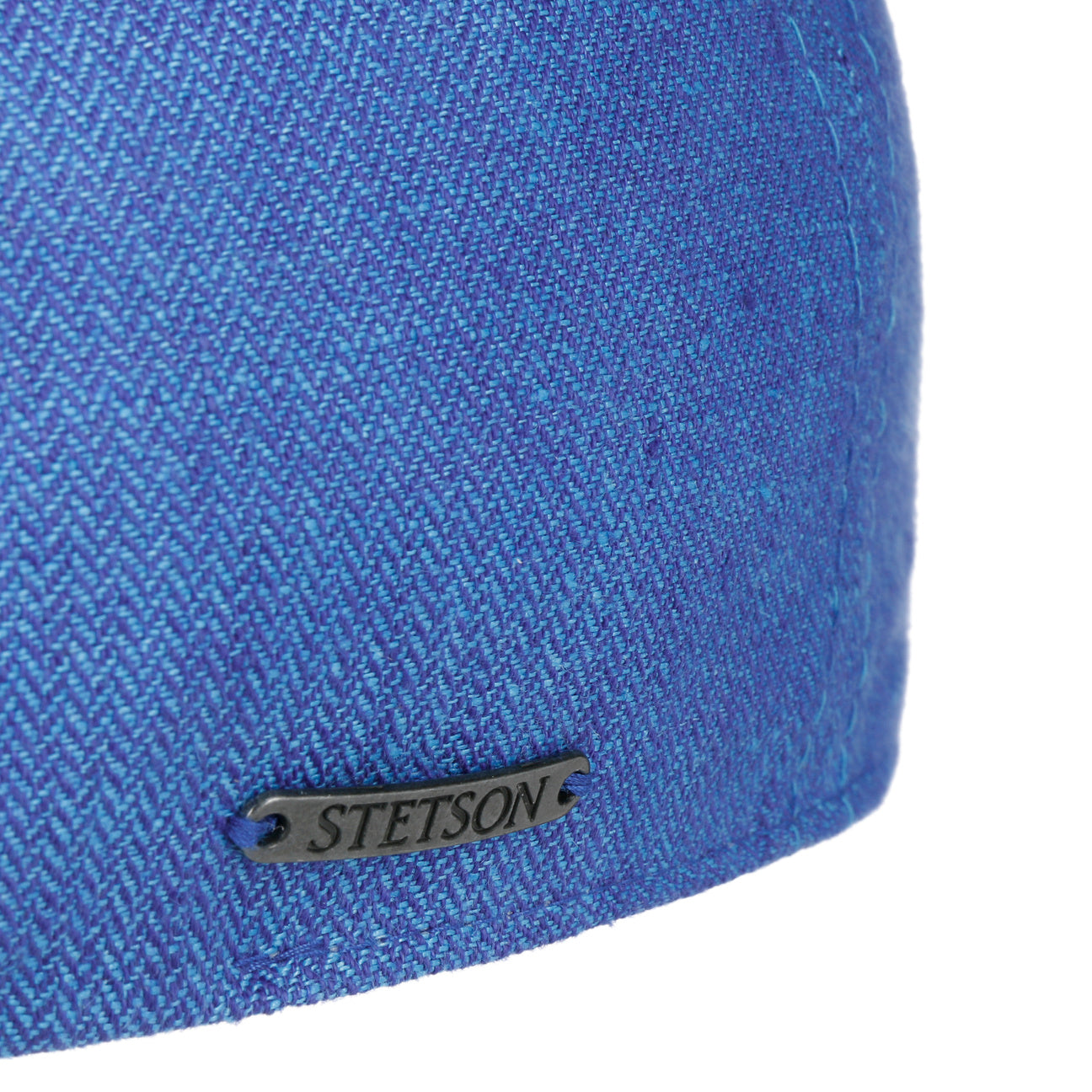 Coppola Texas Descott lino herringbone blu chiaro Stetson