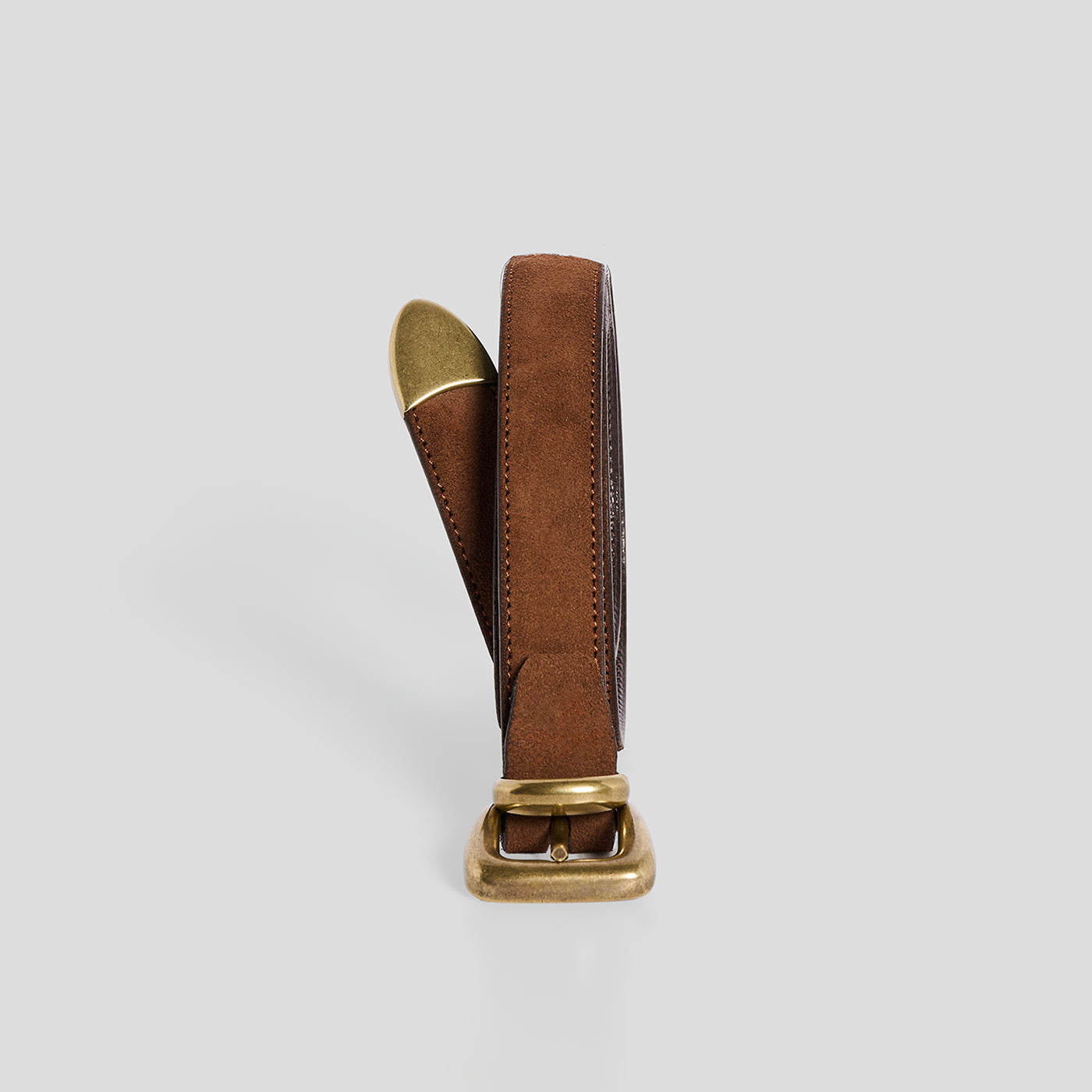 Cintura camoscio cognac Monsieur