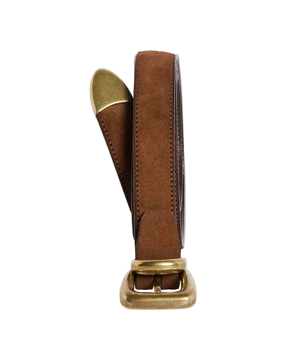 Cintura camoscio cognac Monsieur