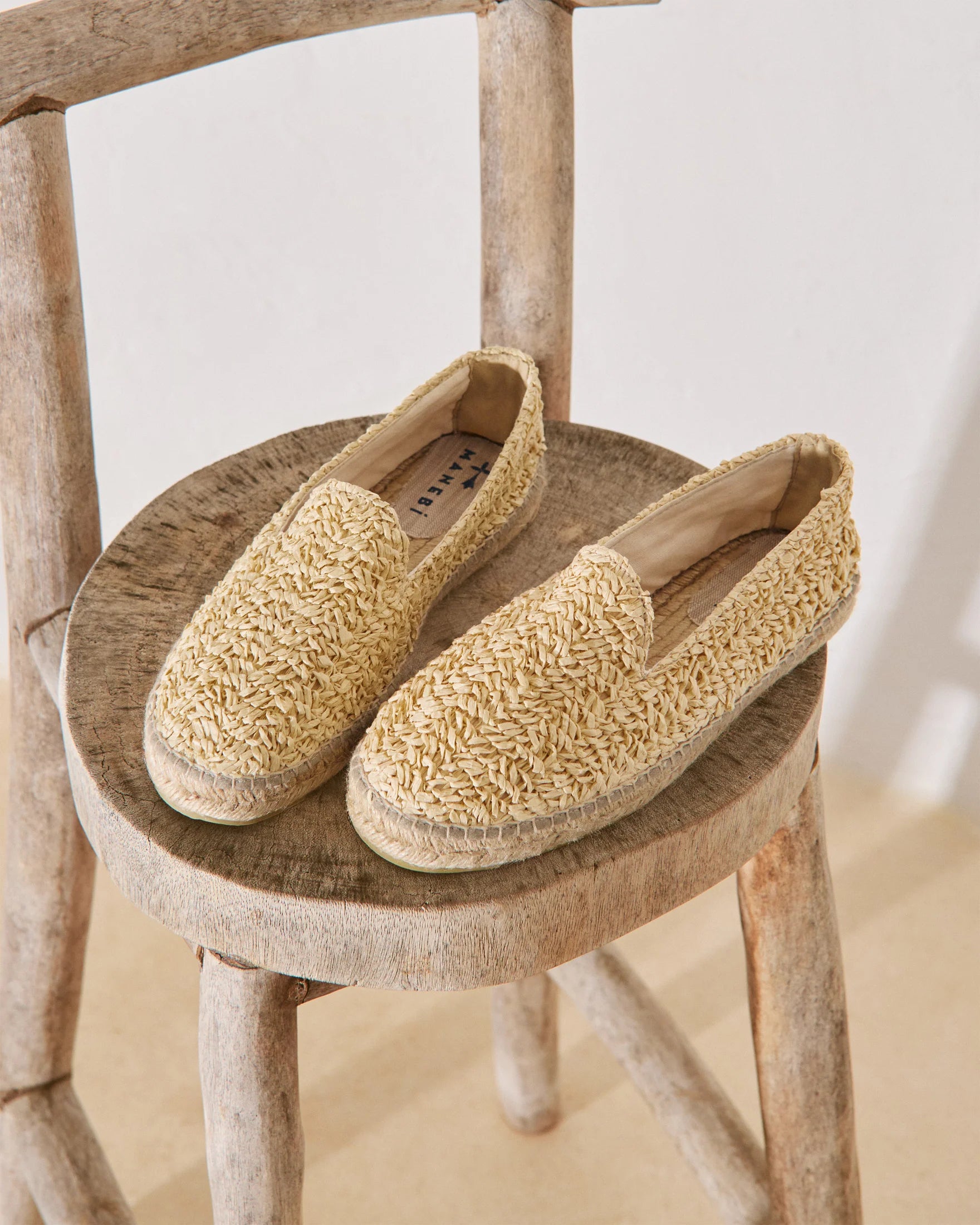 Espadrillas Yucatan Coarse woven raffia naturale Manebì