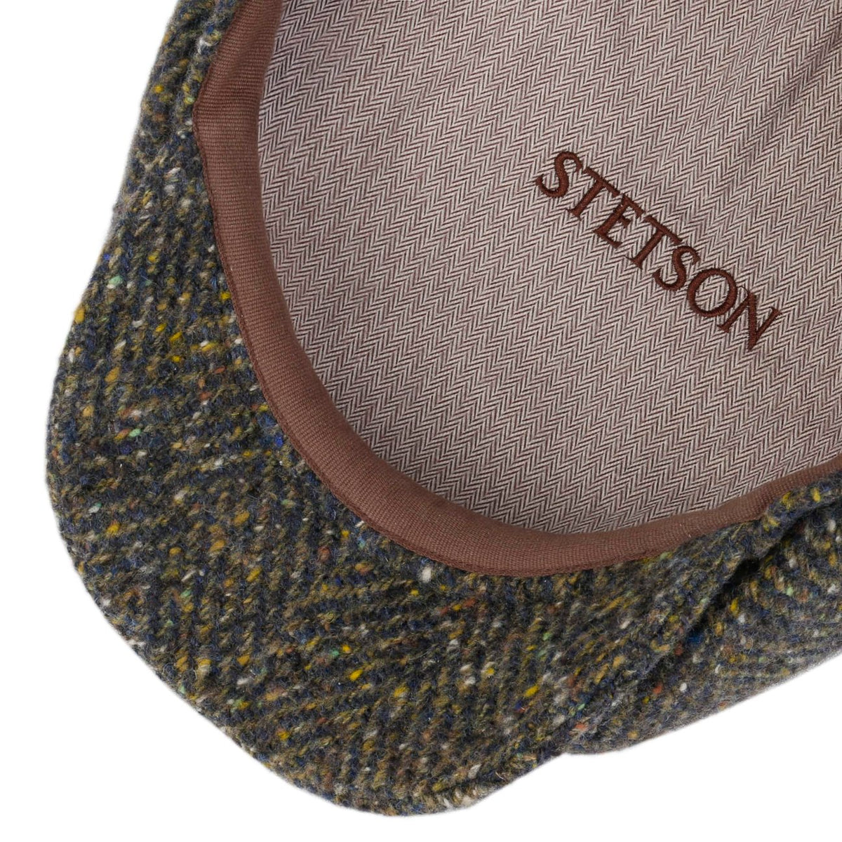 Coppola Hatteras herringbone verde blu Stetson