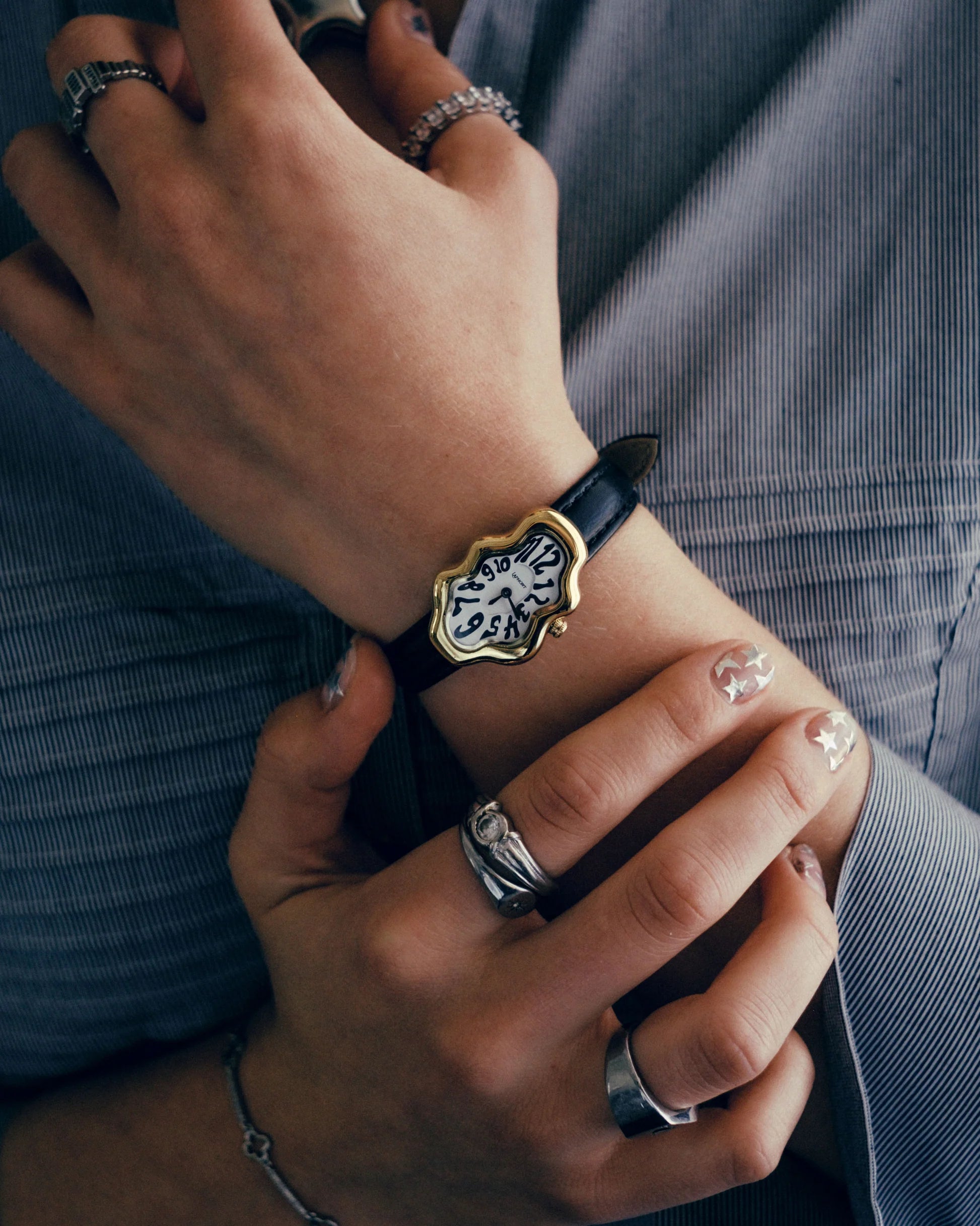 Orologio Mirage Gold Band black LAPHONT