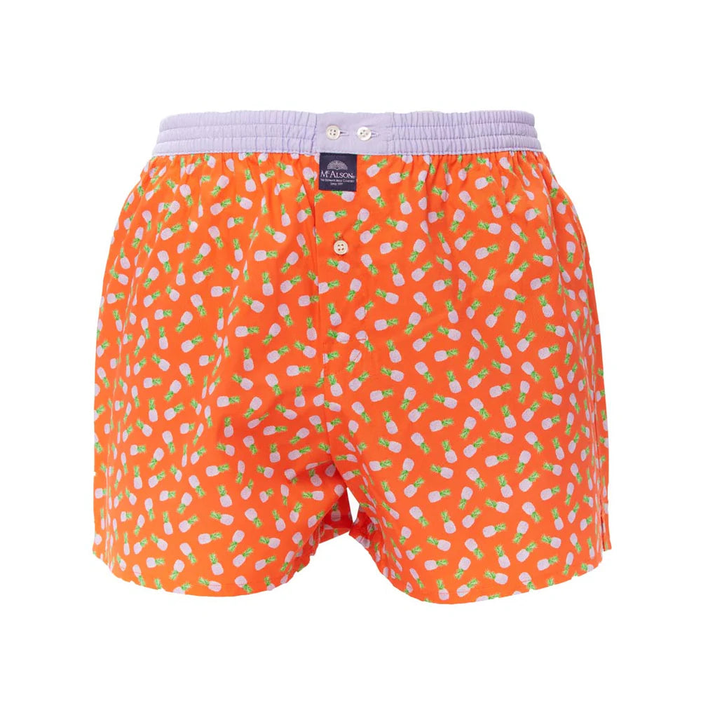 Boxer pineapple arancione lilla McAlson