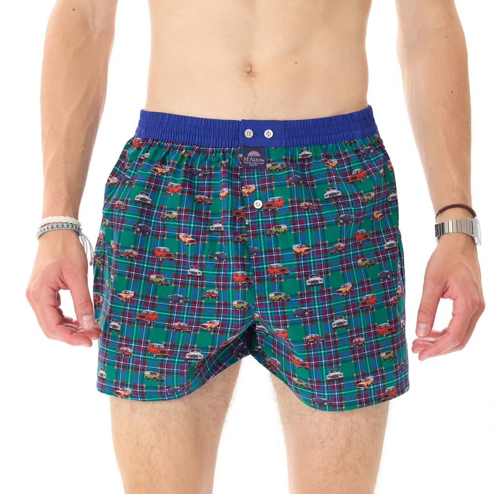 Boxer McTartan Landy verde McAlson